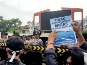 Mahasiswa Tolak Survei Seismik Migas di Pulau Kangean