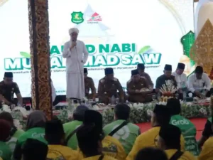 Peringatan Maulid Nabi Muhammad SAW yang digagas Pemkab Sumenep juga dihadiri masyarakat sebagai ajang memperat silaturrahmi, Senin (15/9). (Ist)