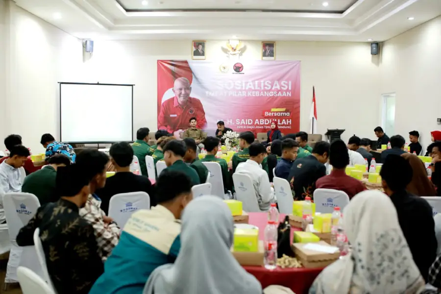Sosialisasi empat pilar kebangsaan oleh anggota MPR RI MH Said Abdullah di Sumenep, Sabtu (06/09). (Ist)