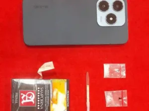 Barang bukti yang disita dari warga Ganding, Sumenep, berinisial A yang diduga pengedar sabu. (Ist)