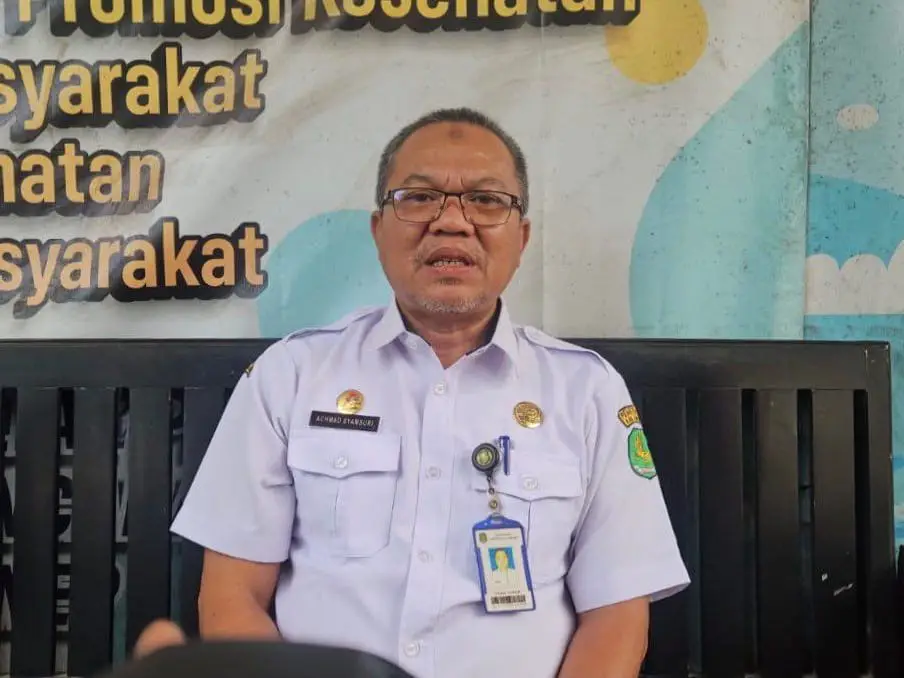 Kepala Bidang Pencegahan dan Pengendalian Penyakit Dinkes P2KB Sumenep Achmad Syamsuri. (Foto KM-04)