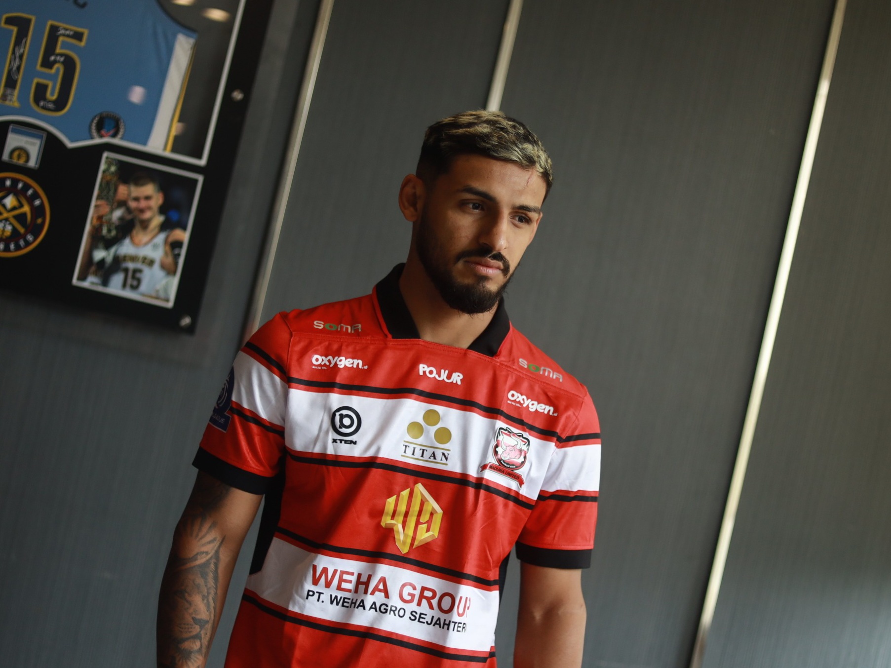 Riquelme Sousa Silva, rekrutan baru Madura United untuk penguatan tim di putaran kedua BRI Super League 2025/2026. (Ist)