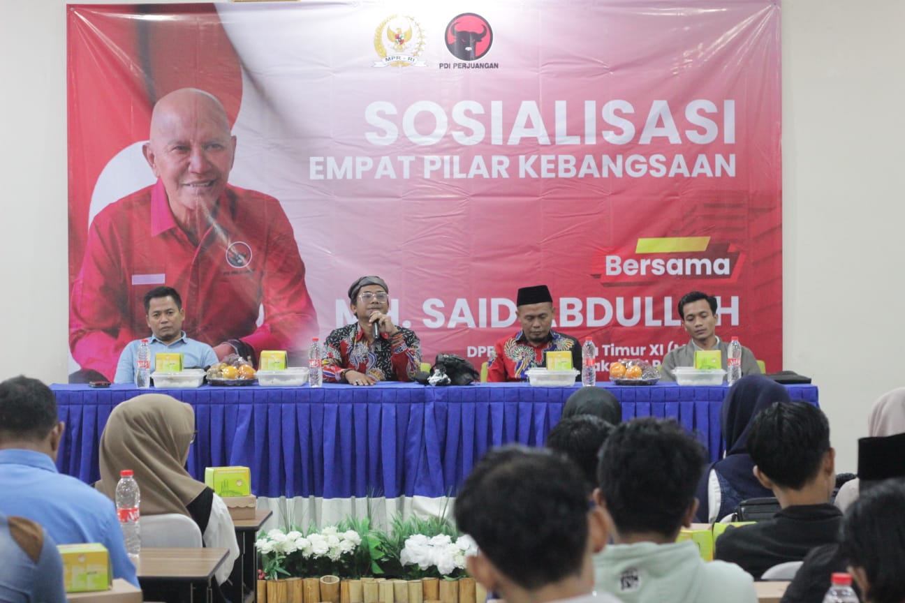 Sosialisasi empat pilar kebangsaan MH Said Abdullah di Sumenep, Senin (22/12) pagi. (Ist)